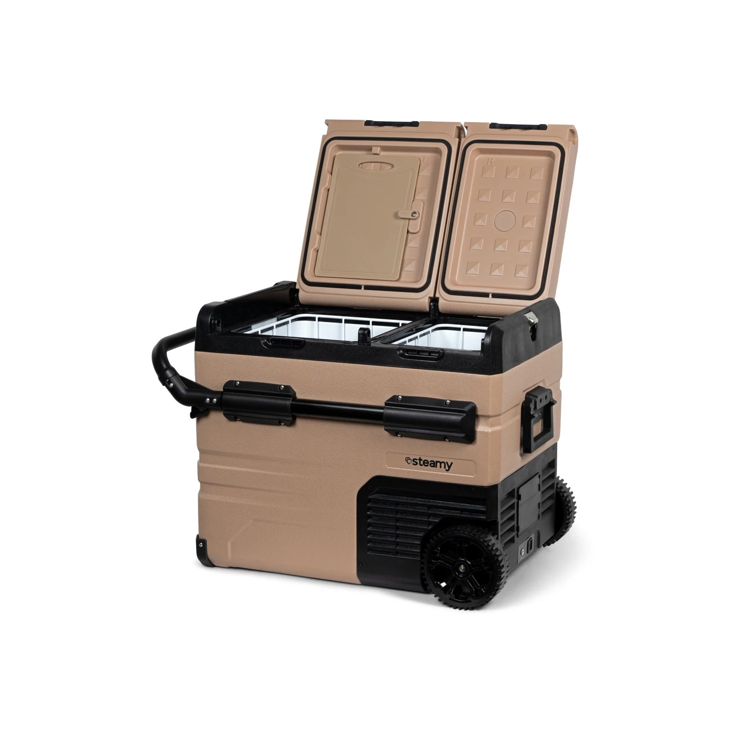 Steamy-E SECTAW45 Dual zone Elektrische Compressor Koelbox op wielen - 45L-image