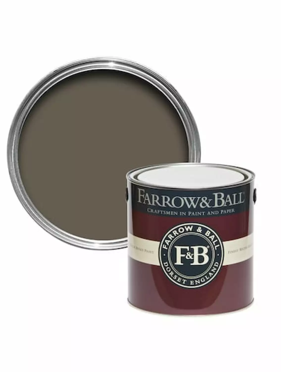 Farrow & Ball Casein distemper Salon Drab No.290 2,5L-image