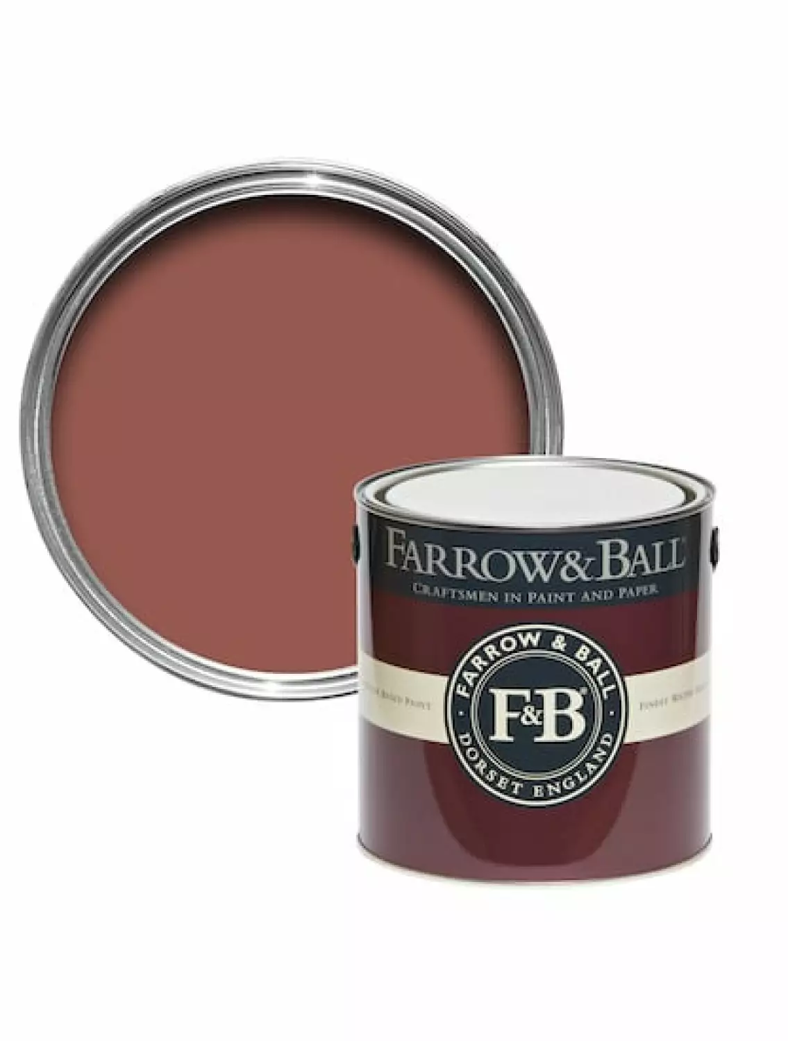 Farrow & Ball Modern Eggshell Picture Gallery Red No.42 0,75L-image