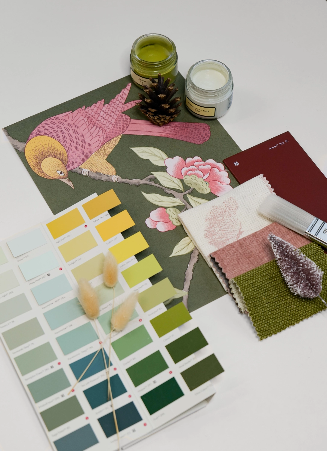 Little Greene Intelligent Matt Emulsion - Green Stone Light No. 269 - 2,5L-image