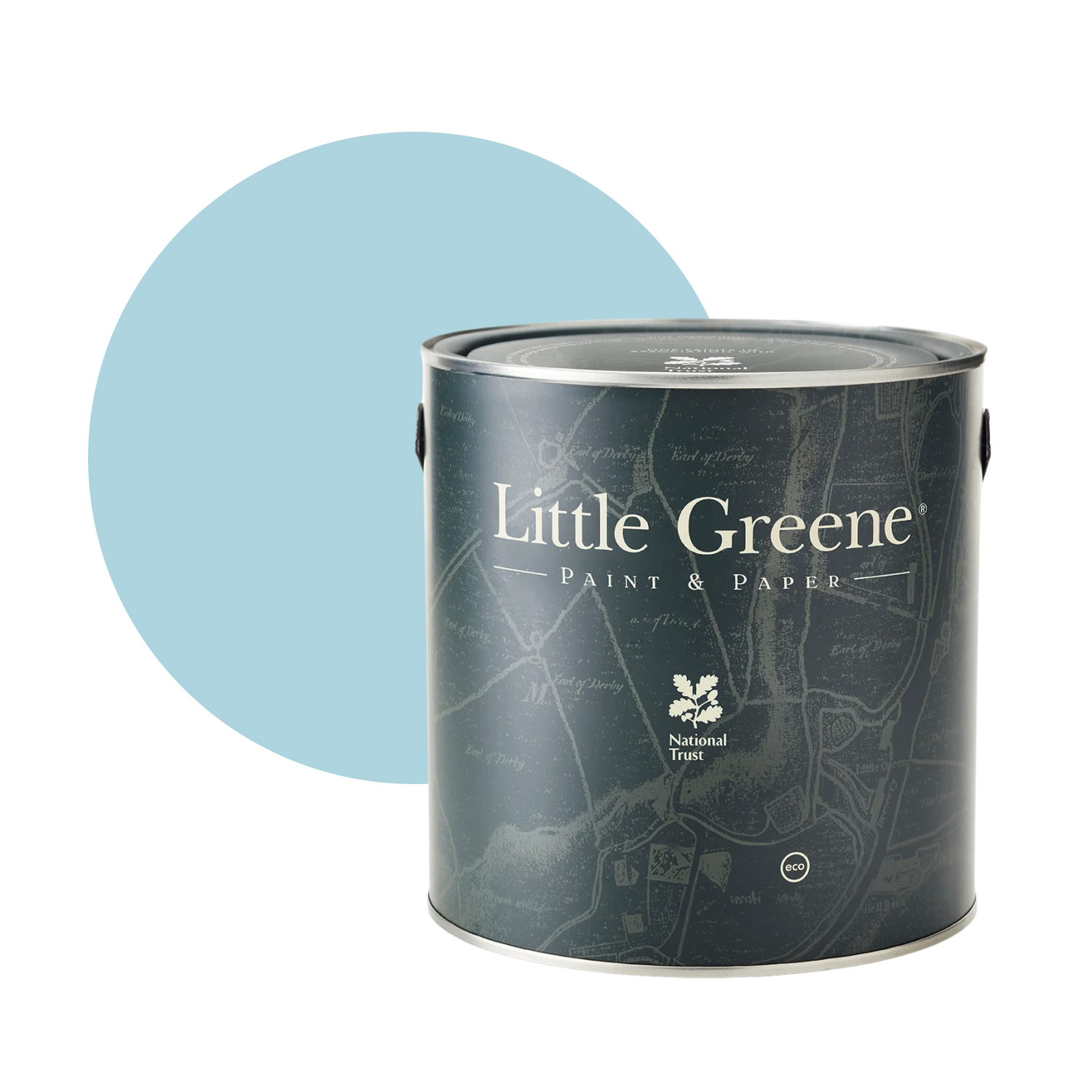 Little Greene Intelligent Gloss - Sky Blue No. 103 - 1L-image