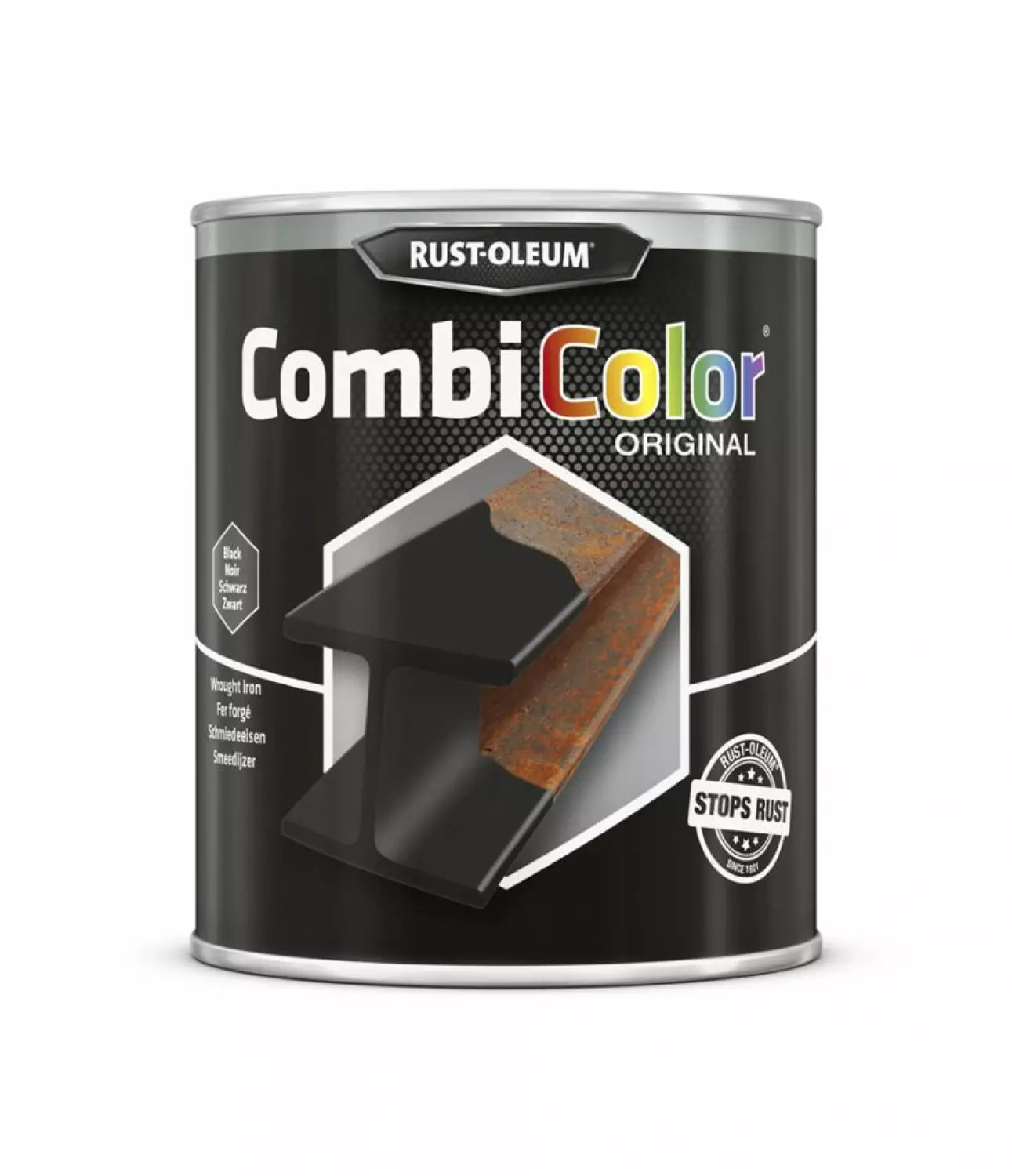 Rust-Oleum Combicolor - smeedijzer zwart - 2,5L-image