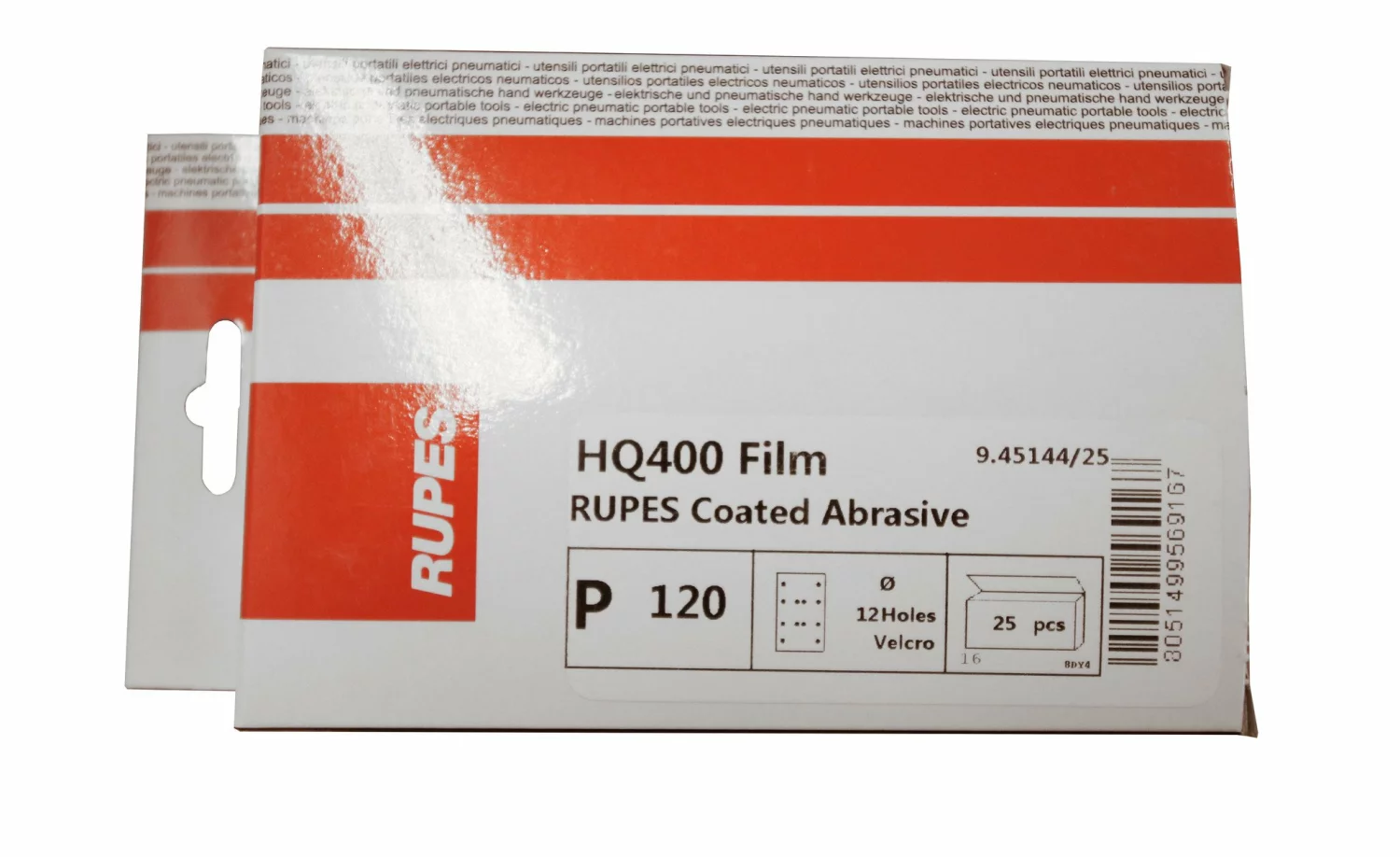 Rupes Hq400 Schuurfilm Polyester Rechthoek P80 25 St-image