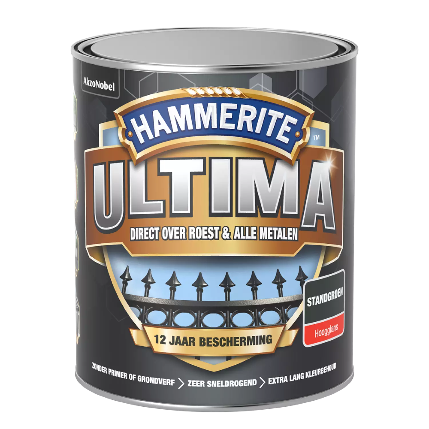 Hammerite Ultima Hoogglans - Standgroen - 0,75L-image