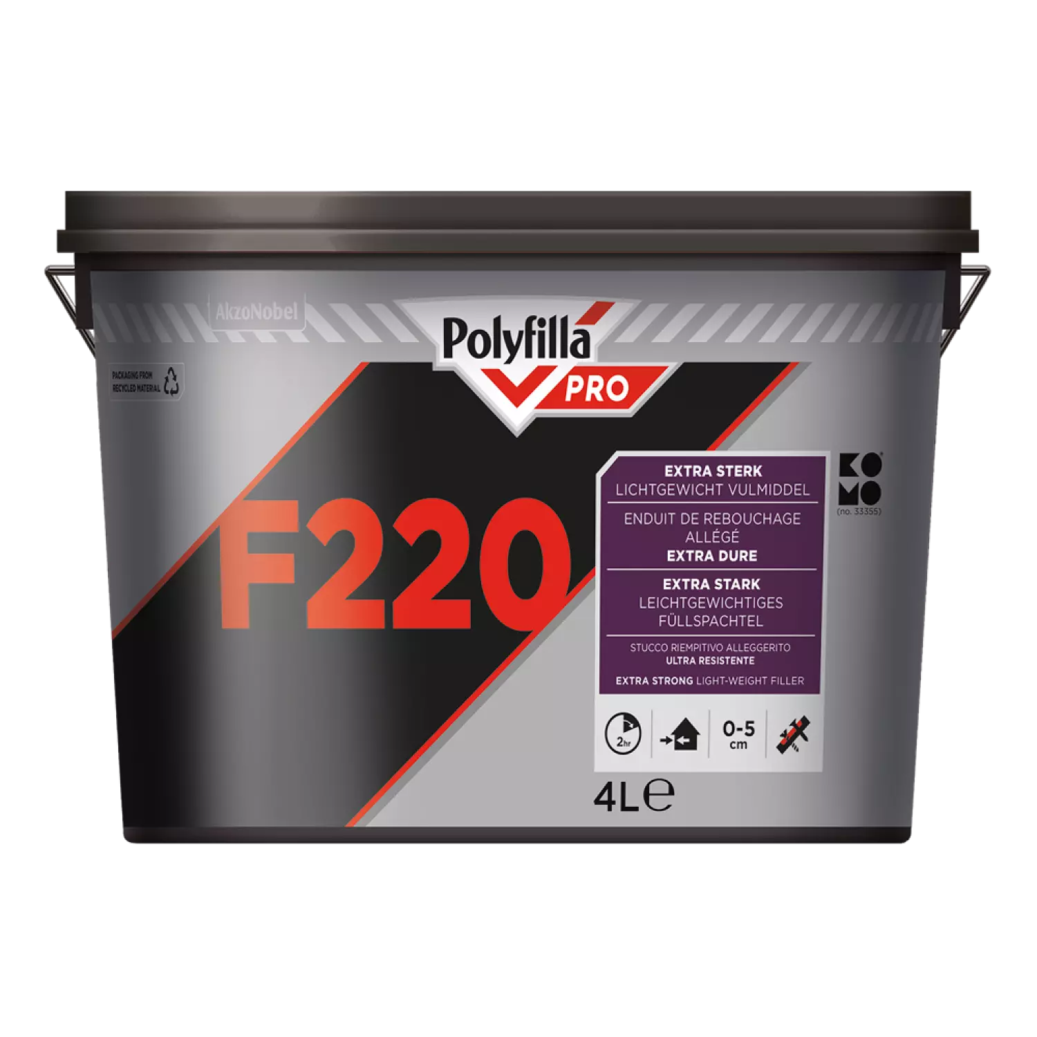 Polyfilla F220 Lichtgewicht Vulmiddel 4 Ltr-image