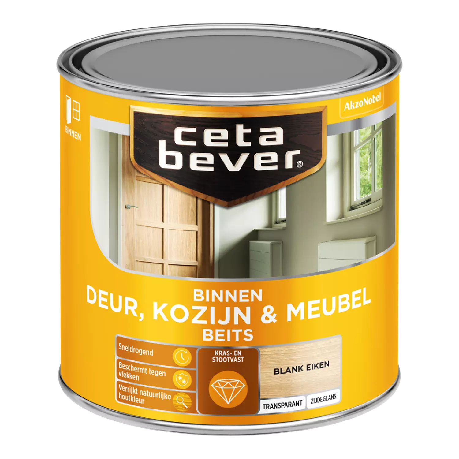 Cetabever Binnenbeits Deuren & Kozijnen Transparant Zijdeglans-image