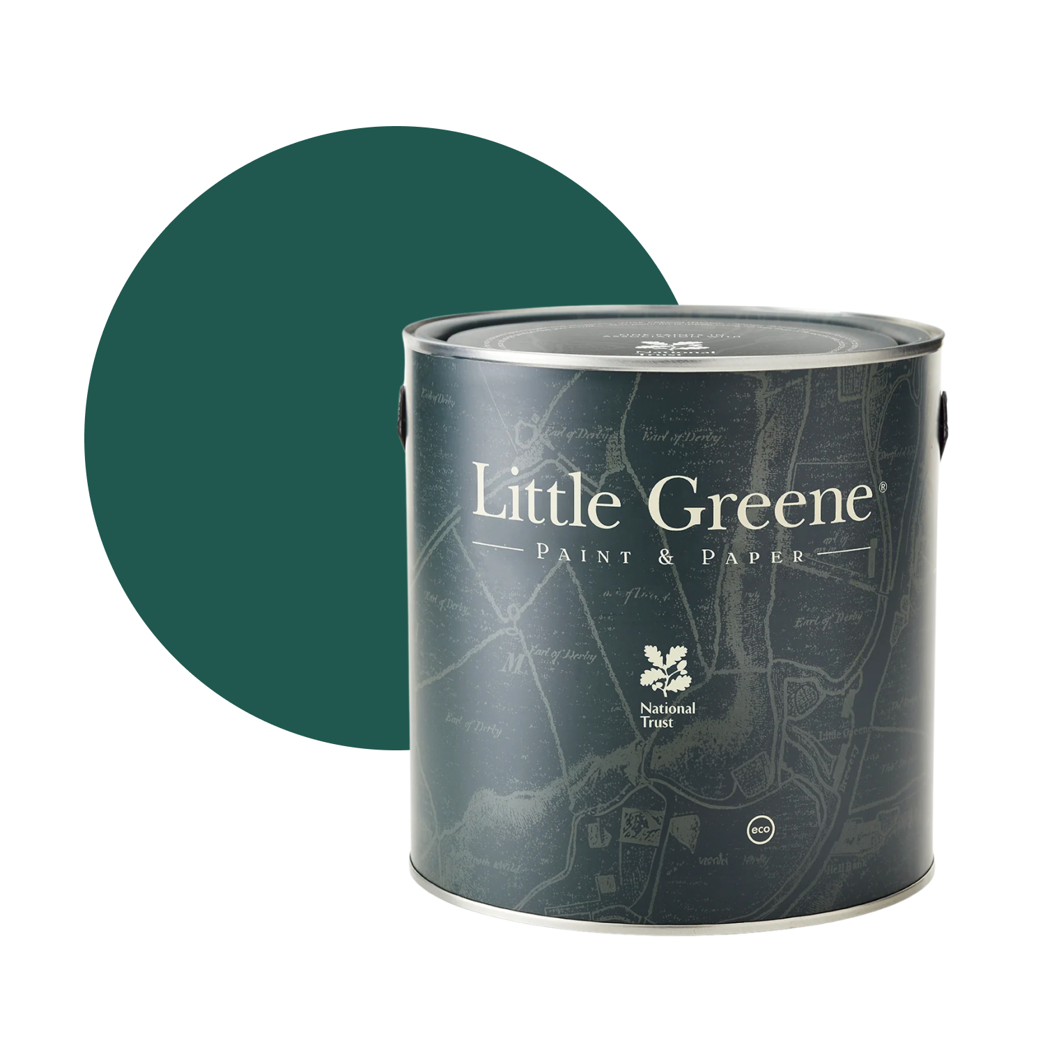 Little Greene Intelligent ASP - Mid Azure Green No. 96 - 2,5L-image
