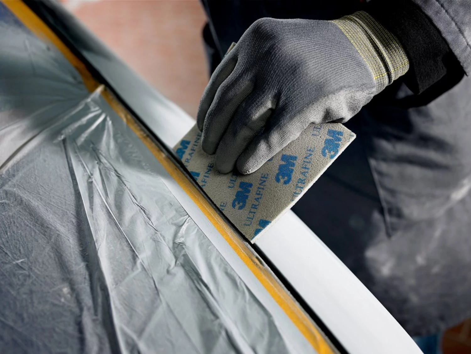 3M Softback Schuurspons -140mm x 115mm - Super Fine - K240-image