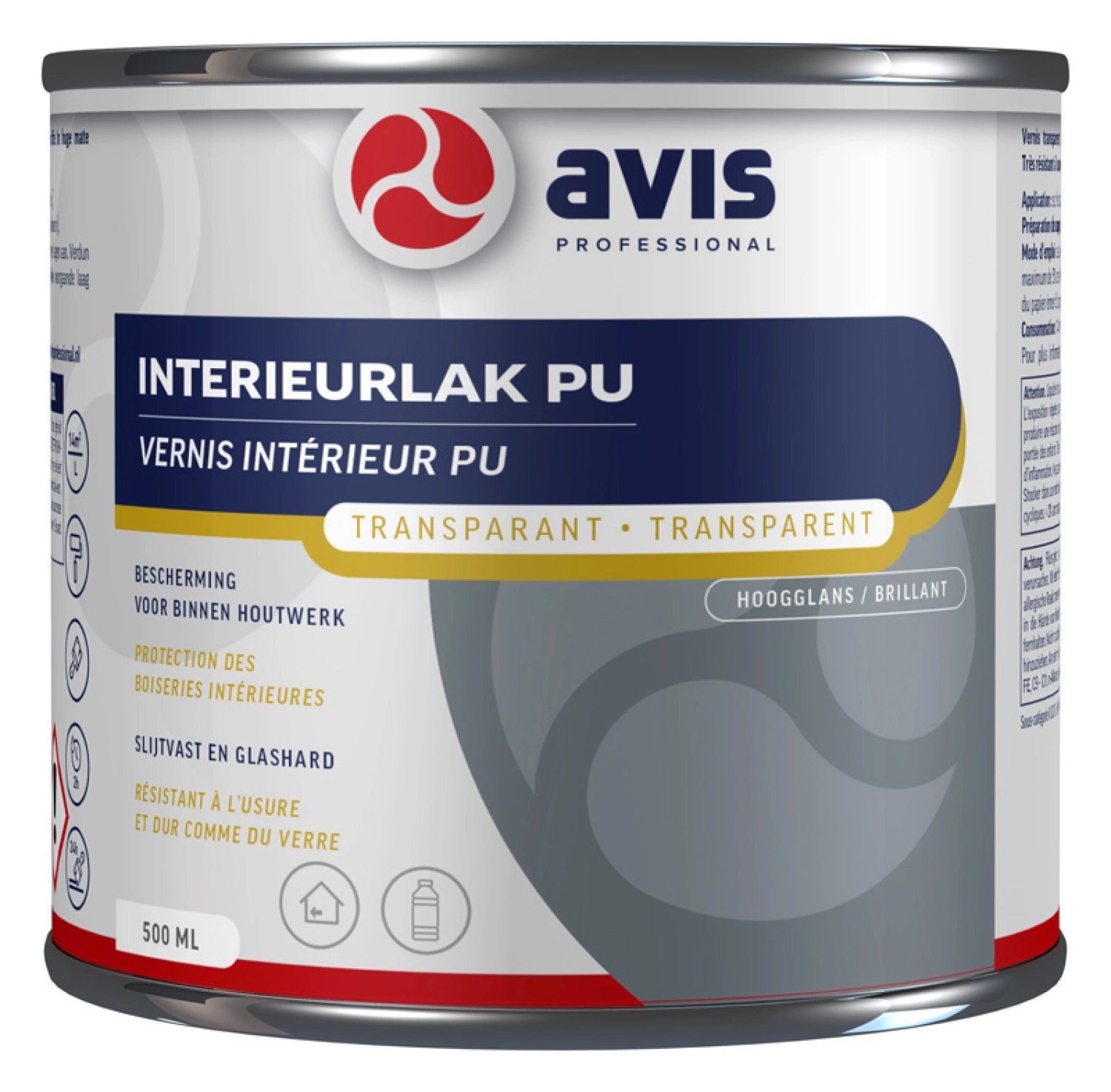 Avis Interieurlak PU Hoogglans - 0,5L-image