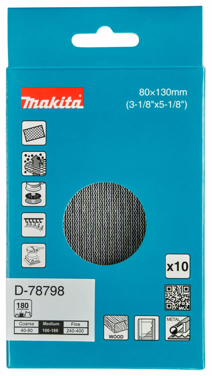 Makita D-78798 Schuurnet -  80x130mm K180-image