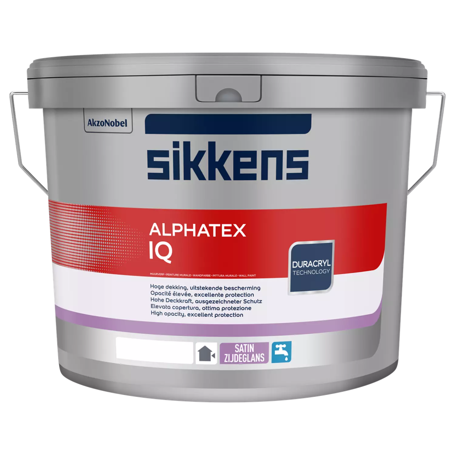 Sikkens Alphatex IQ Zijdeglans Buitenmuurverf - op kleur gemengd - 10L-image