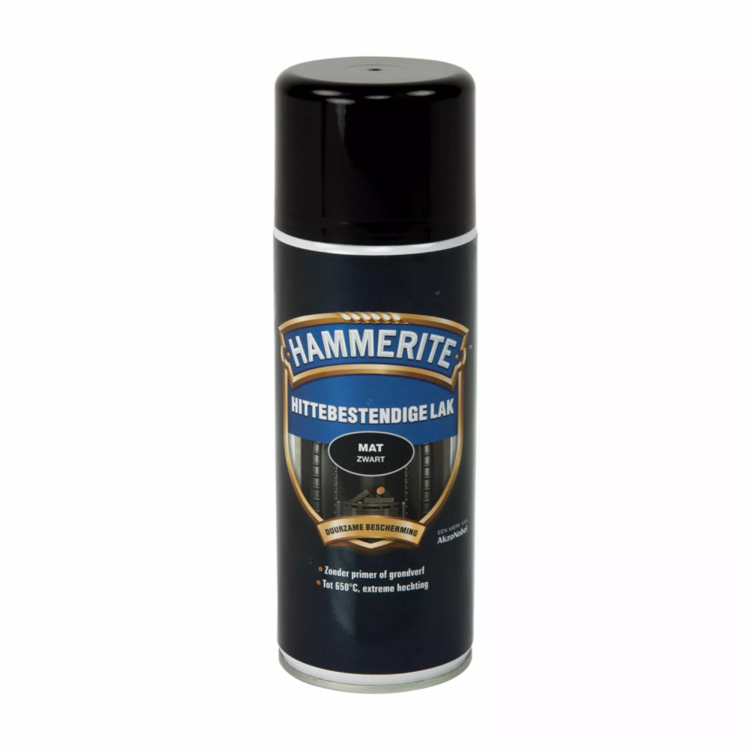 Hammerite Hittebestendige Lak Mat - Zwart - 400ml-image