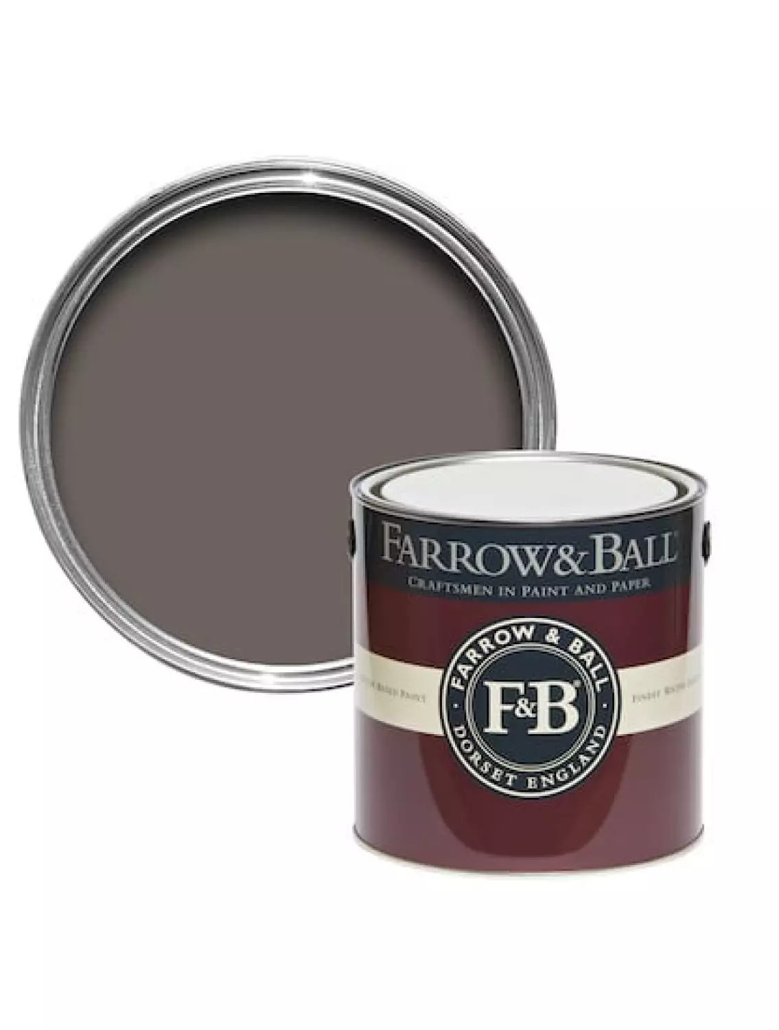 Farrow & Ball Flat Eggshell London Clay No.244 - 2,5L-image