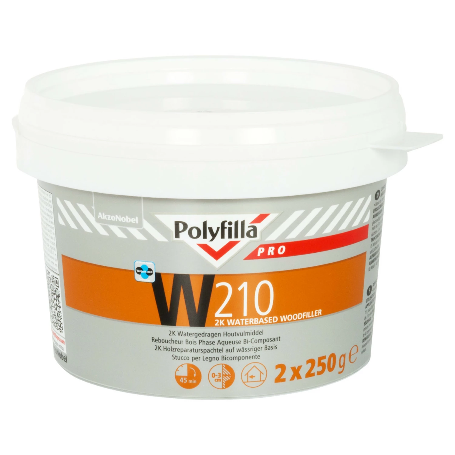 Polyfilla W210 2 K Watergedr. Houtvulmiddel 500 Ml (2 X 250-image