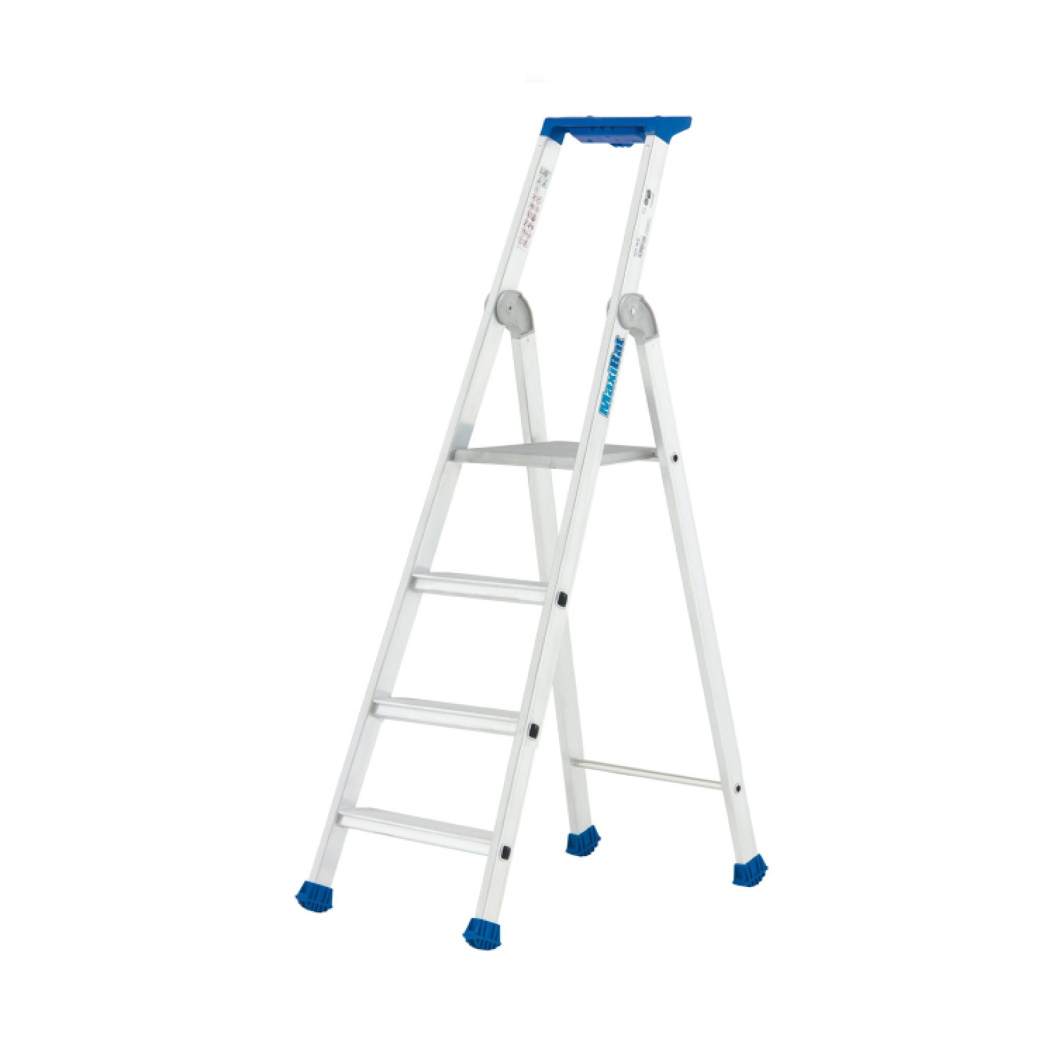 Little Jumbo 1223750104 Maxibat 2375 Trap - Enkel - Aluminium - 1 x 4 treden - max. werkhoogte 2,89m-image