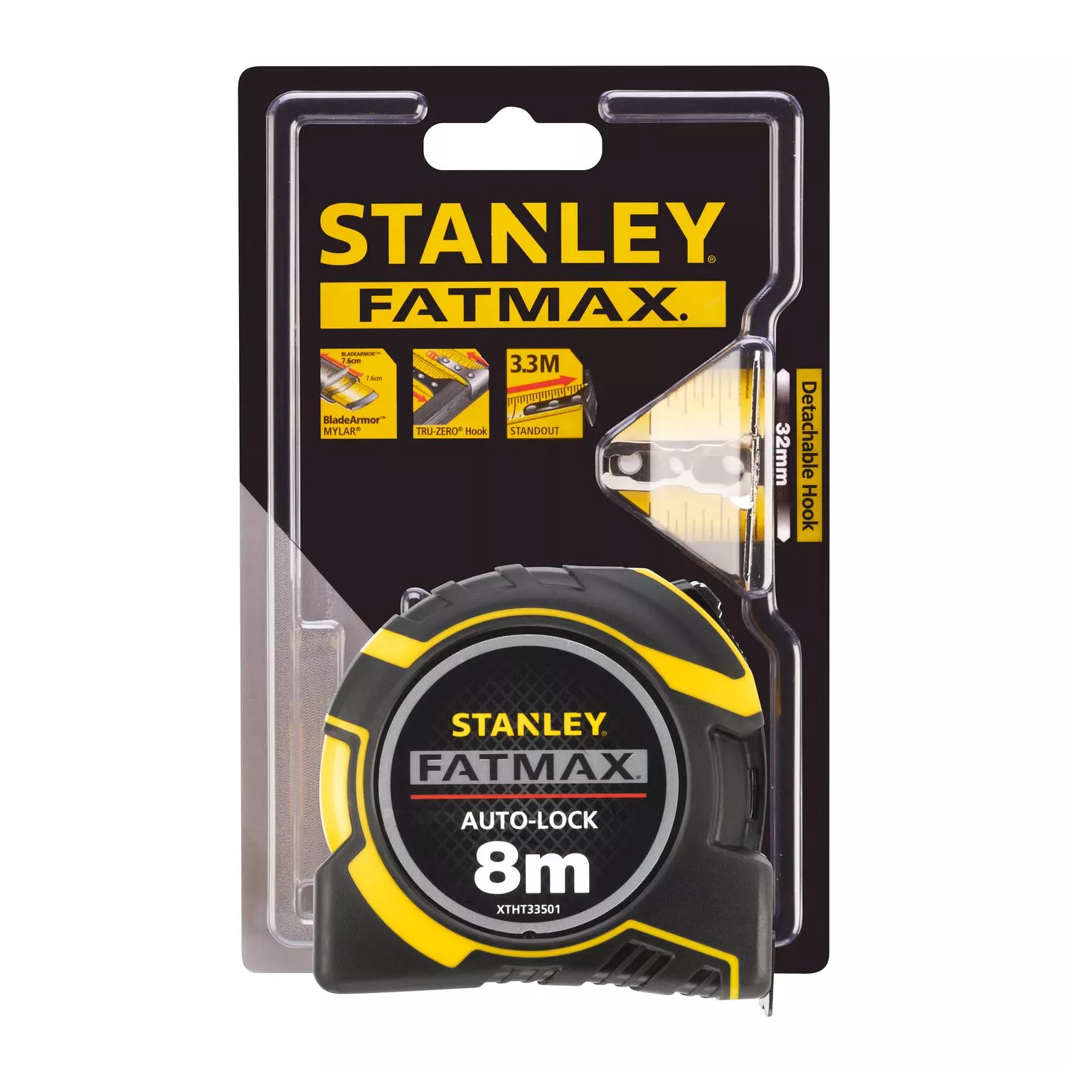 Stanley XTHT0-33501 FatMax Pro autolock Rolmaat - 32mm x 8m-image