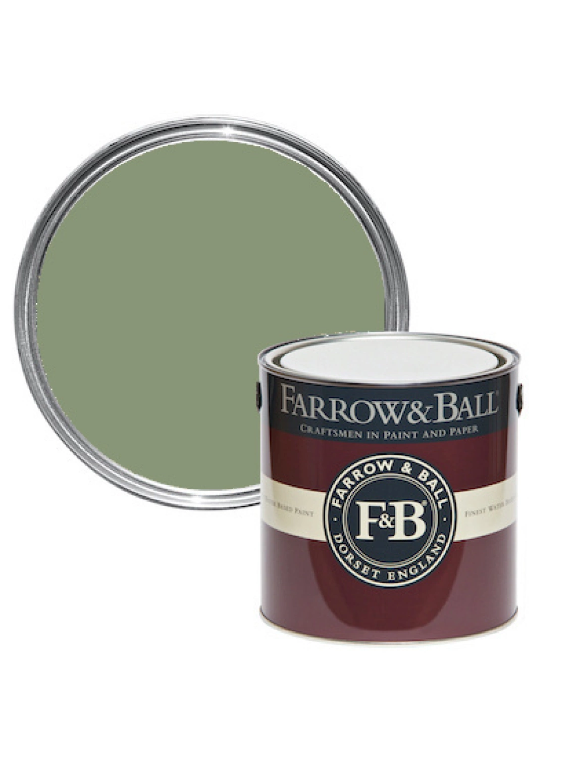 Farrow & Ball Estate Emulsion Sutcliffe Green No. 78 - 2,5L-image