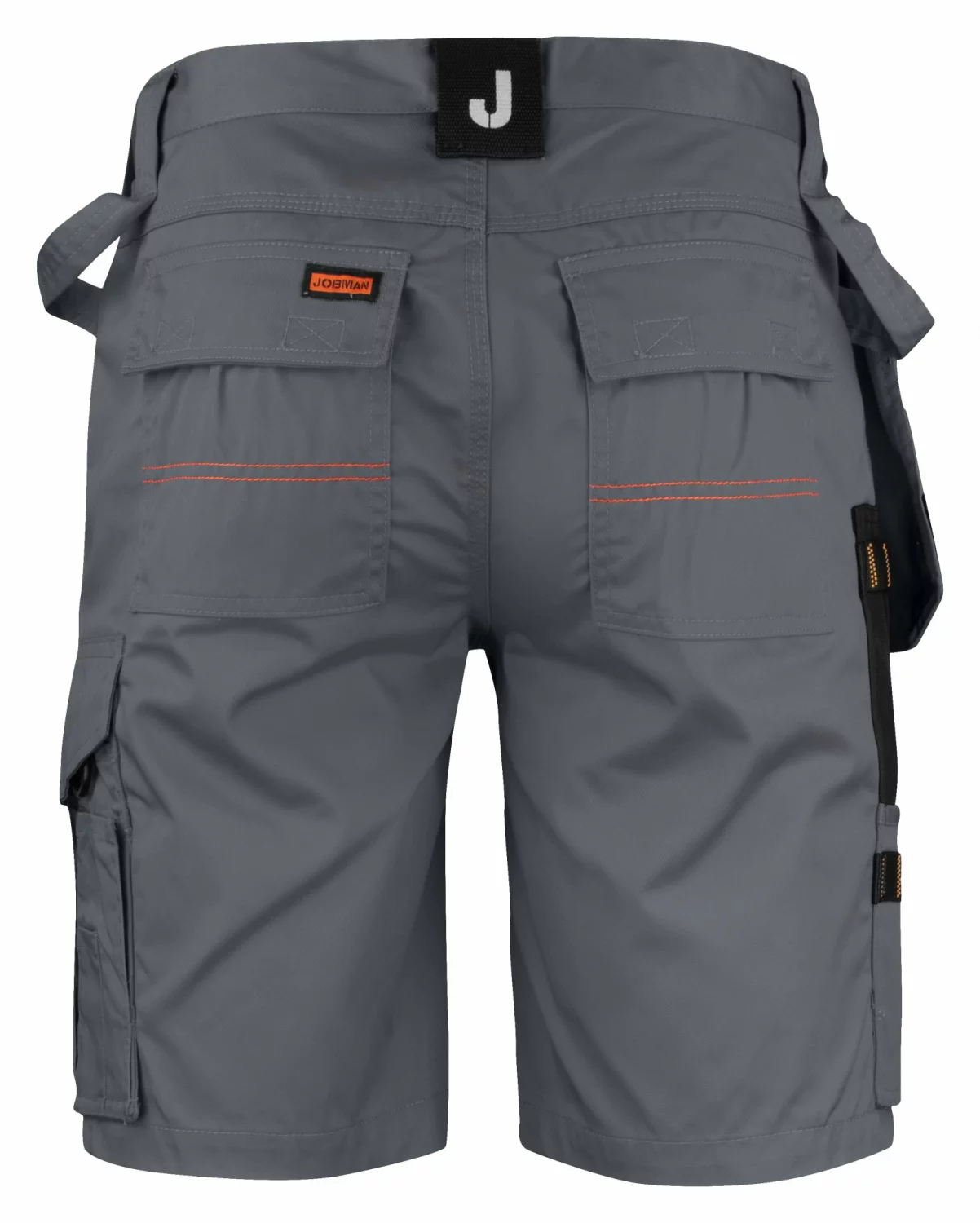 Jobman 2722 Werkbroek kort Holsterpocket - Maat 52 - Grijs/Zwart-image