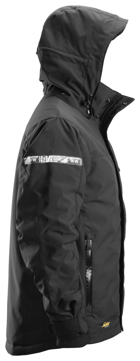 Snickers 1102 Jack Isolerend Allroundwork Waterproof 37.5Â®- Zwart - Maat XXL-image