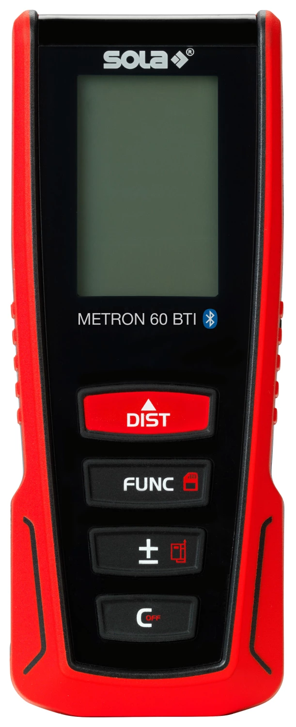 Sola METRON 60 BTI Afstandsmeter in tas - Bluetooth - 60m - IP54