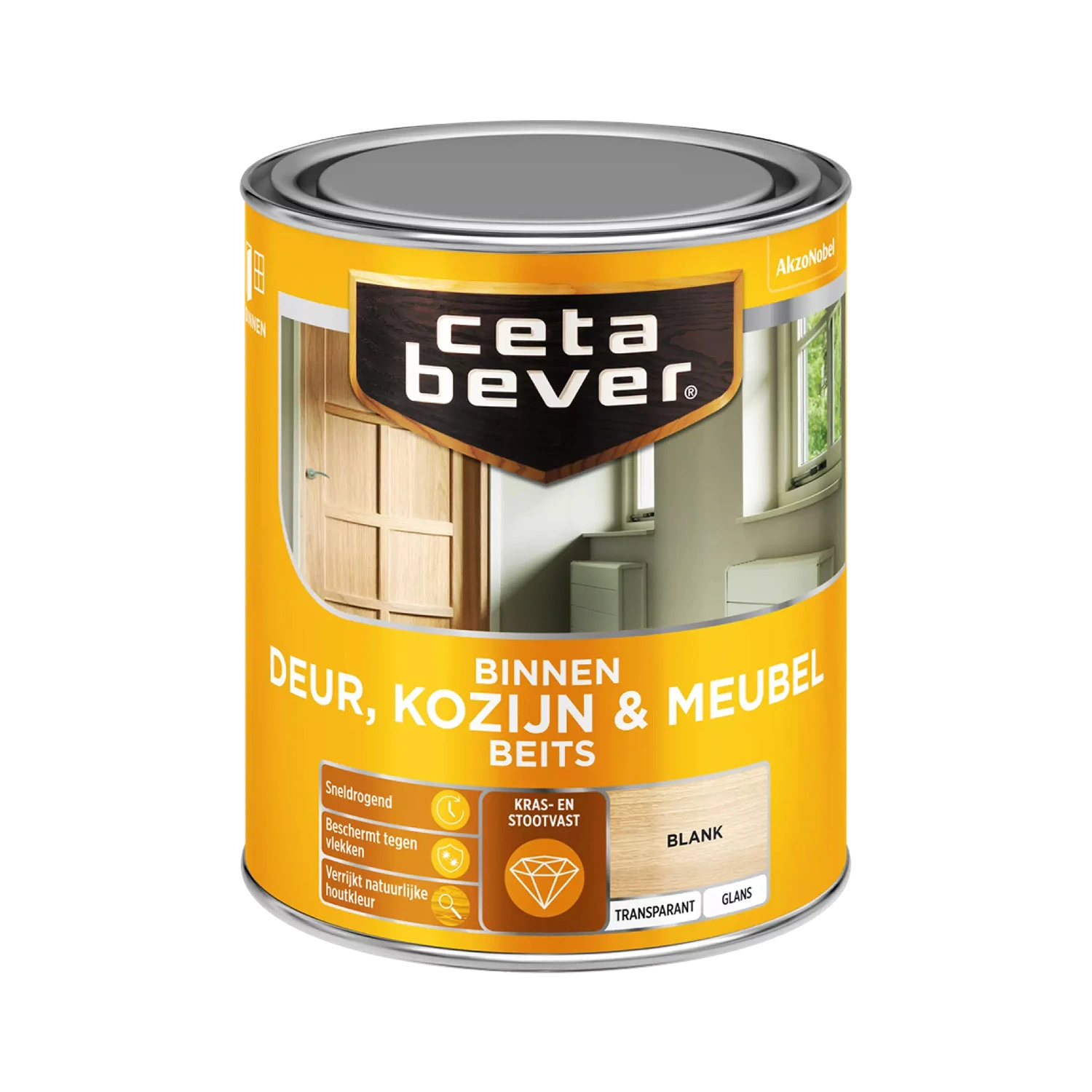 Cetabever Binnenbeits Deuren & Kozijnen Transparant Glans - Blank - 0,75L-image