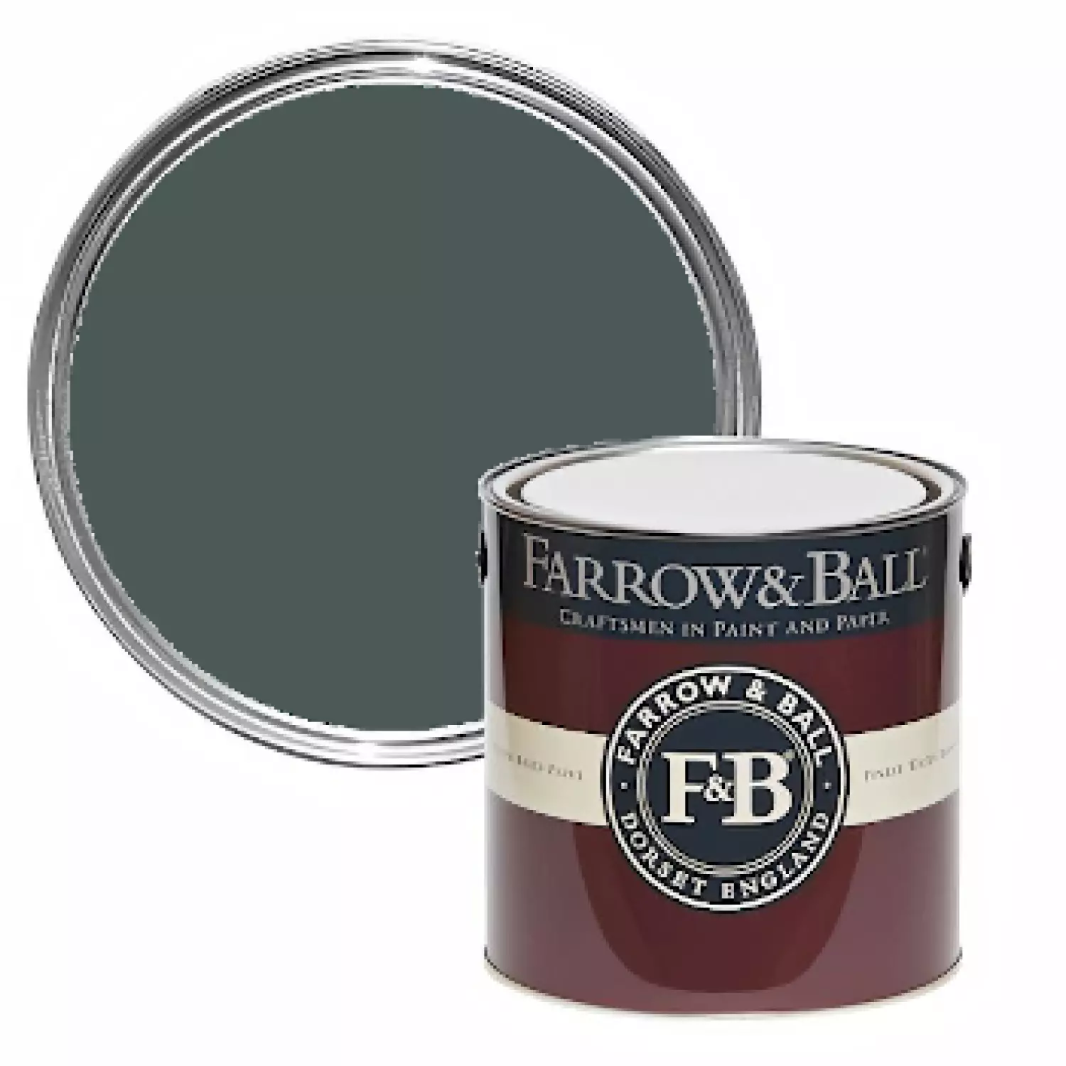 Farrow & Ball Flat Eggshell Grove Green No.G17 - 2,5L-image