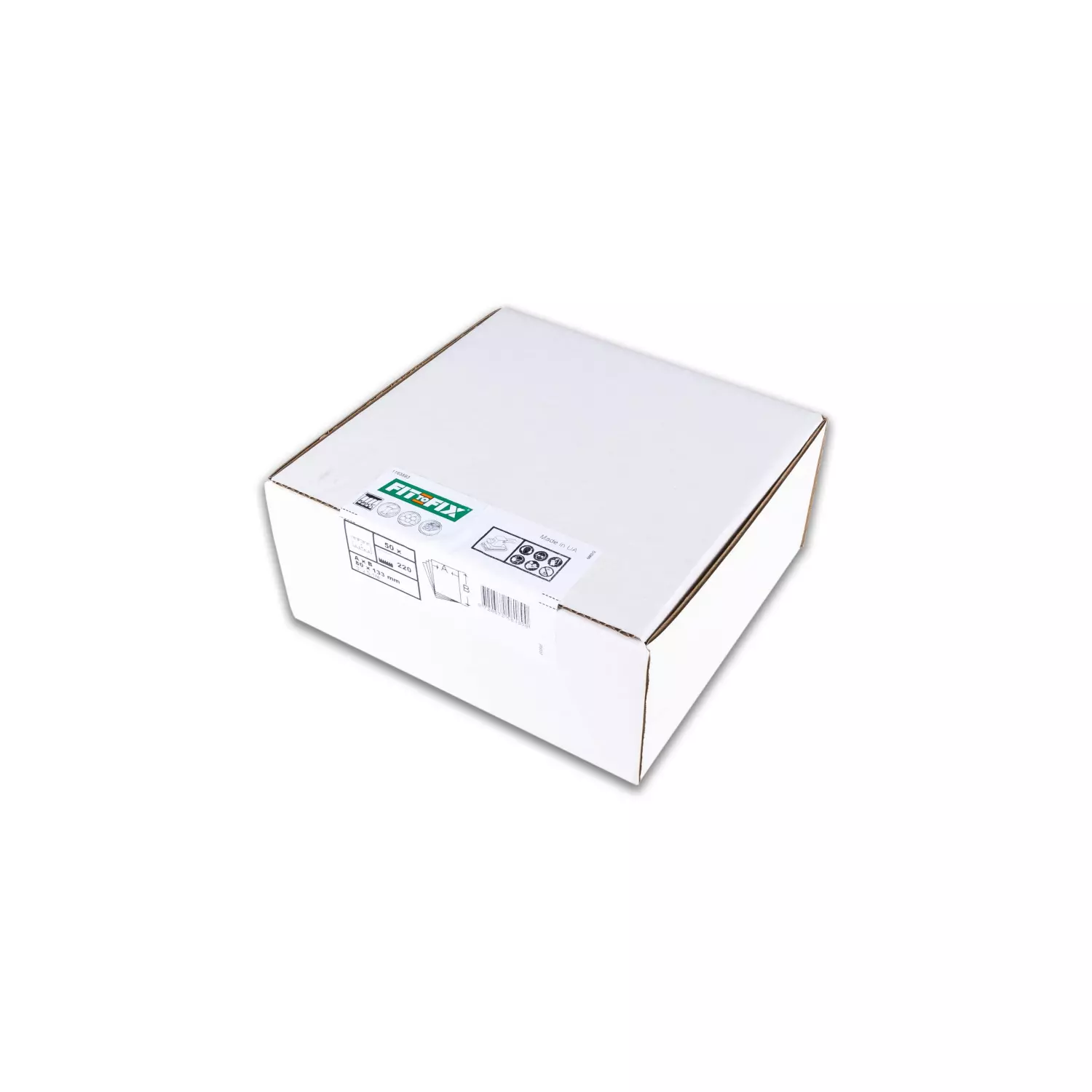Fit-to-Fix Vlak schuurvel - P220 - 80x133mm (50st)-image
