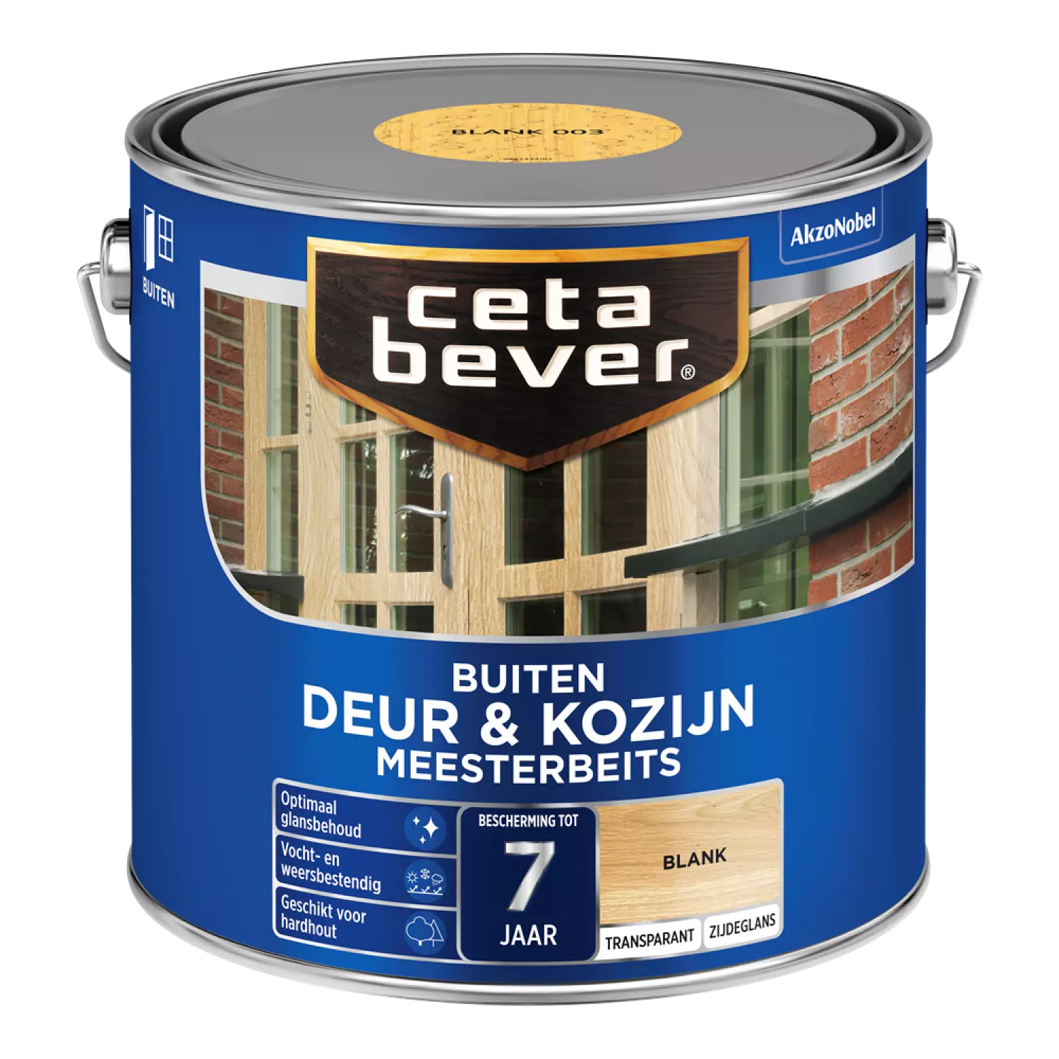 Cetabever Meesterbeits Deur En Kozijn Transparant Zijdeglans - Blank - 2,5L-image