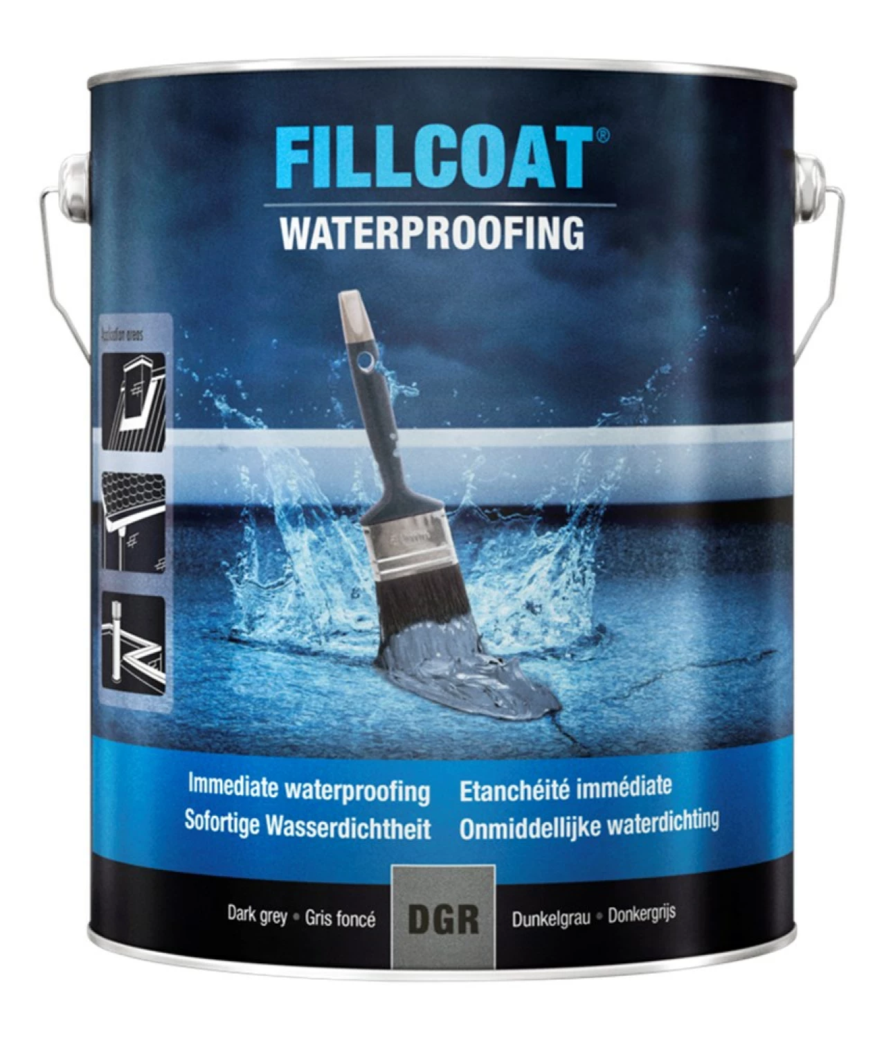 Rust-Oleum Fillcoat - RAL 7035 lichtgrijs - 1L-image
