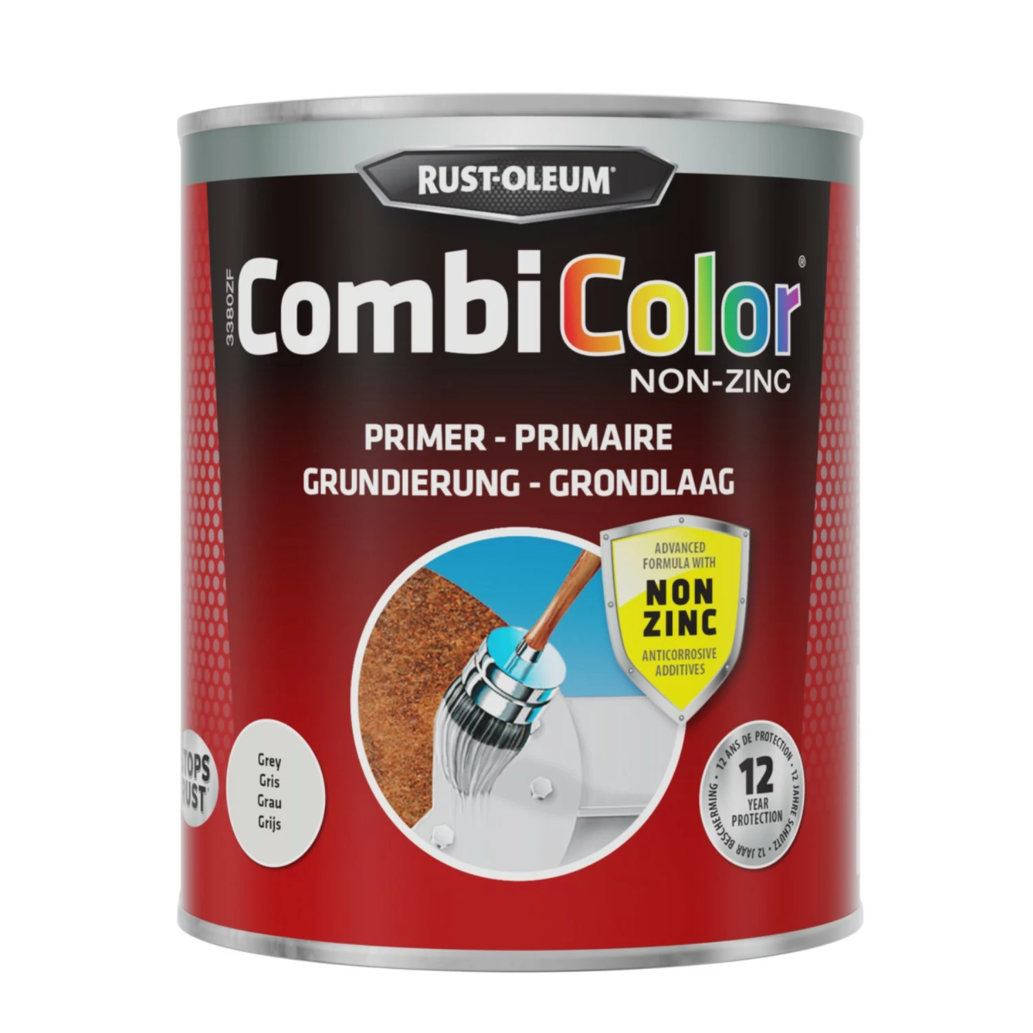 Rust-Oleum Combiprimer Zinkvrij Grijs - 0,75L-image