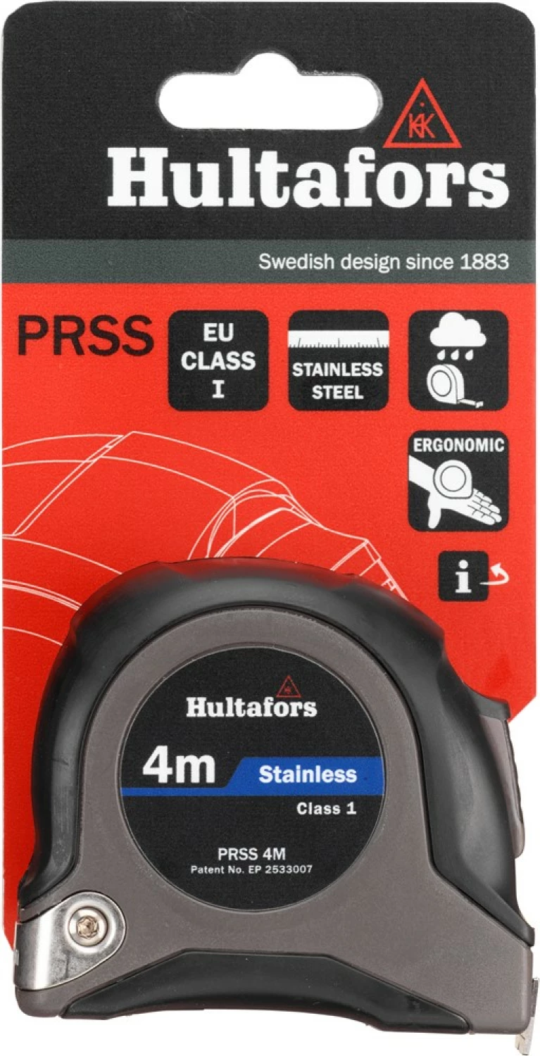 Hultafors 350403 RVS Rolbandmaat PRSS - 4m