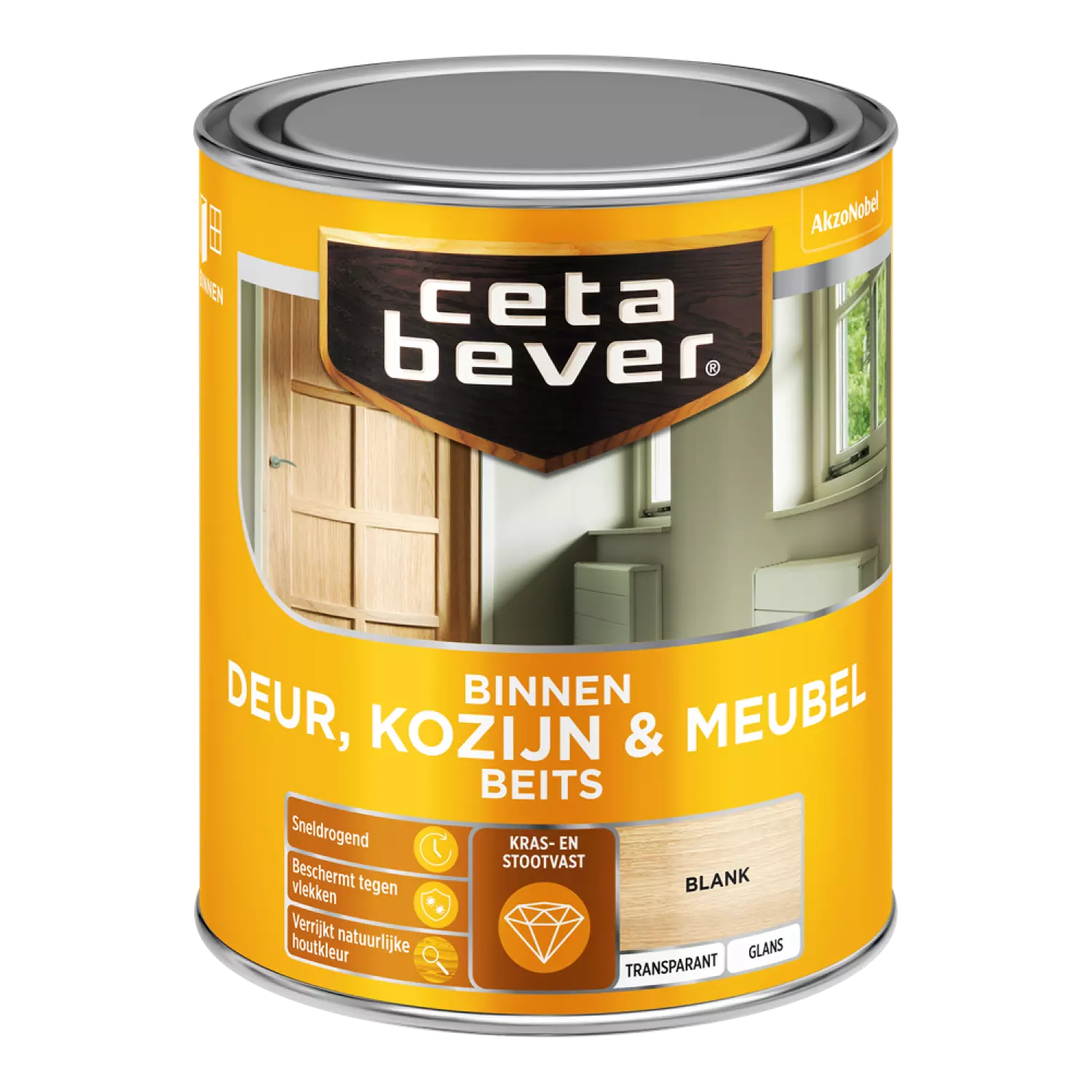 Cetabever Binnenbeits Deuren & Kozijnen Transparant Glans - Blank - 0,75L-image