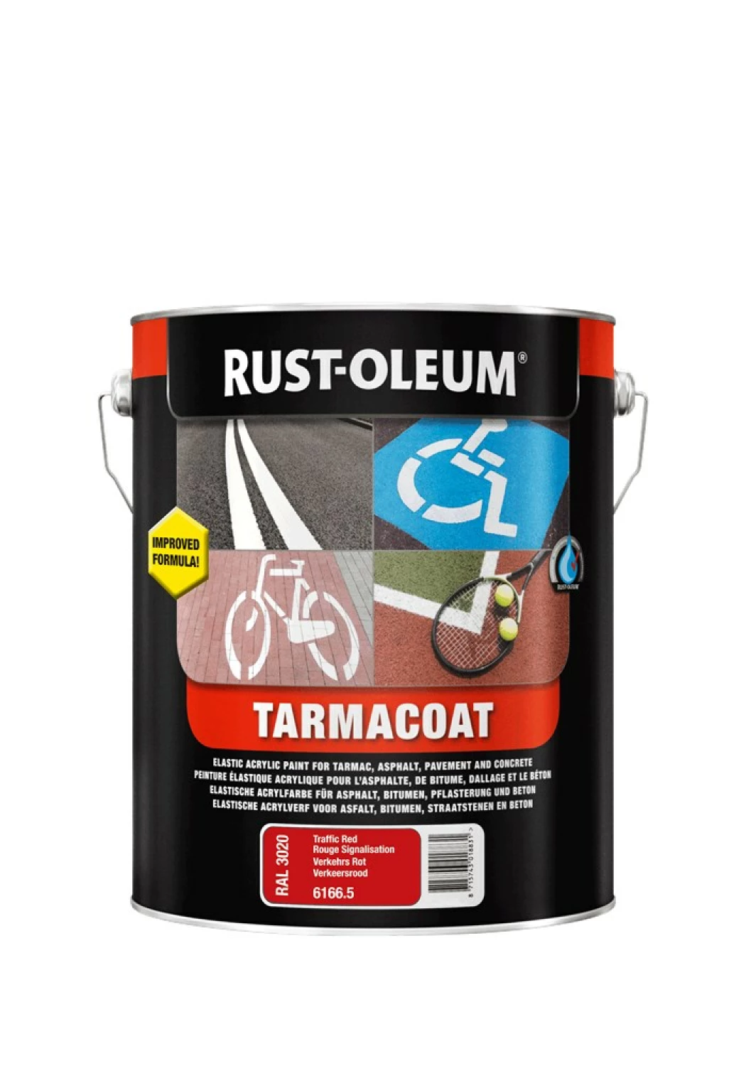 Rust-Oleum Tarmacoat Wegenverf - RAL 7005 - marinegrijs - 5L-image