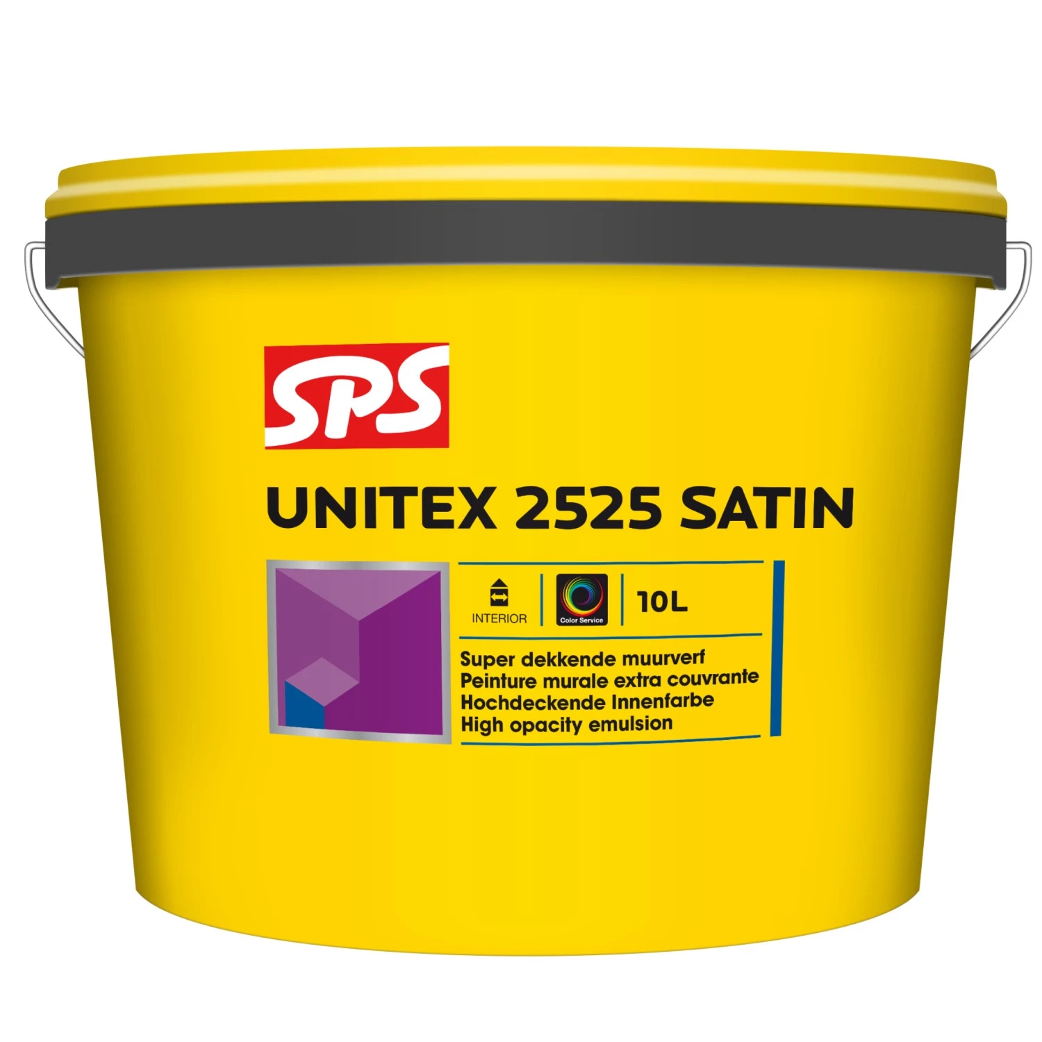 SPS Unitex 2525 Satin Muurverf - op kleur gemengd - 10L-image