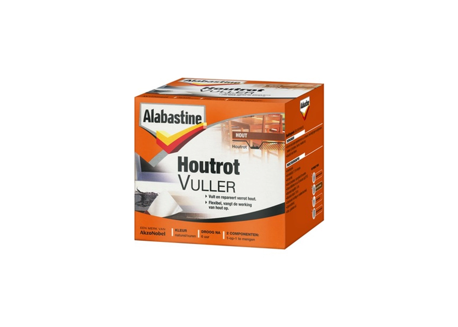 Alabastine Houtrotvuller - Poeder - Naturel/vuren - 500gr-image