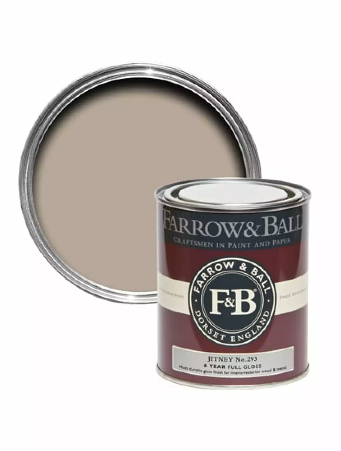 Farrow & Ball Estate Eggshell Jitney No.293 2,5L-image