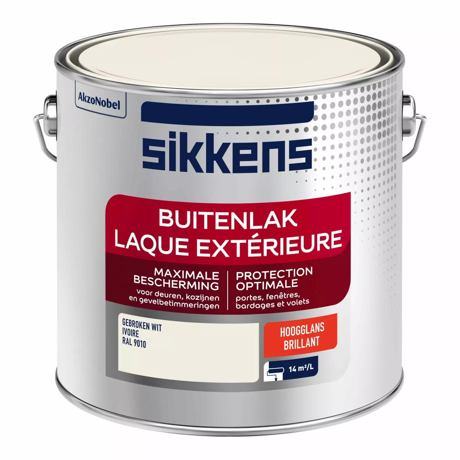 Sikkens Buitenlak Hoogglans - Ral 9010 - 2,5L-image