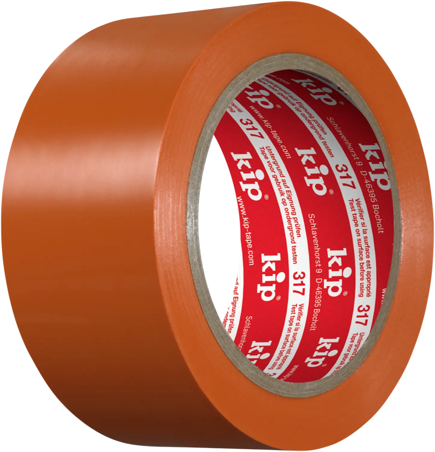 Kip Tape 317-65 PVC-masking tape Premium Plus - Glad - Oranje - 50mm x 33m