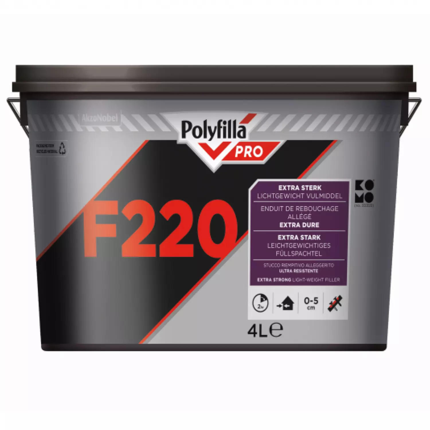 Polyfilla F220 Lichtgewicht Vulmiddel 4 Ltr-image