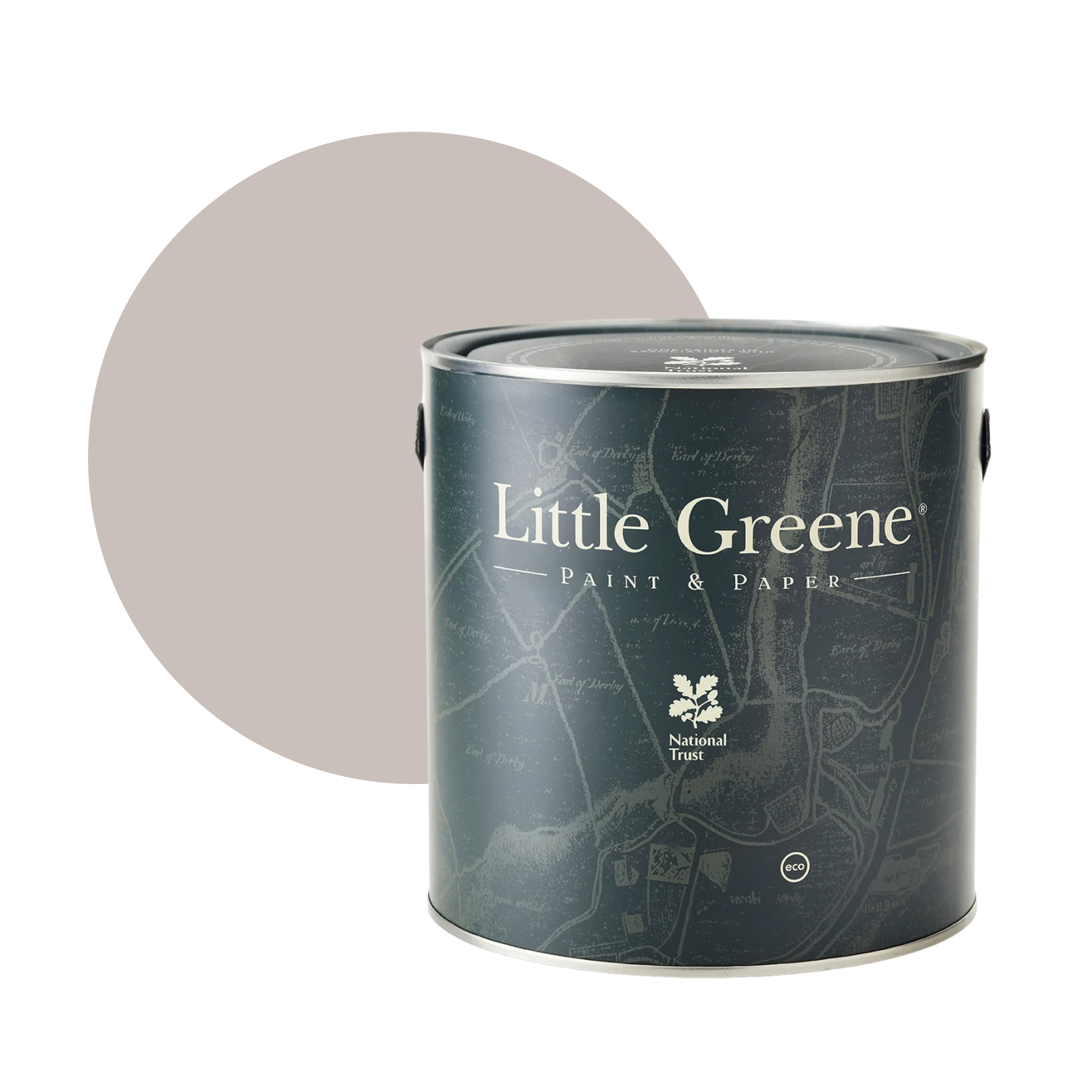 Little Greene Intelligent Masonry Paint - Dash of Soot No. 244 - 5L-image