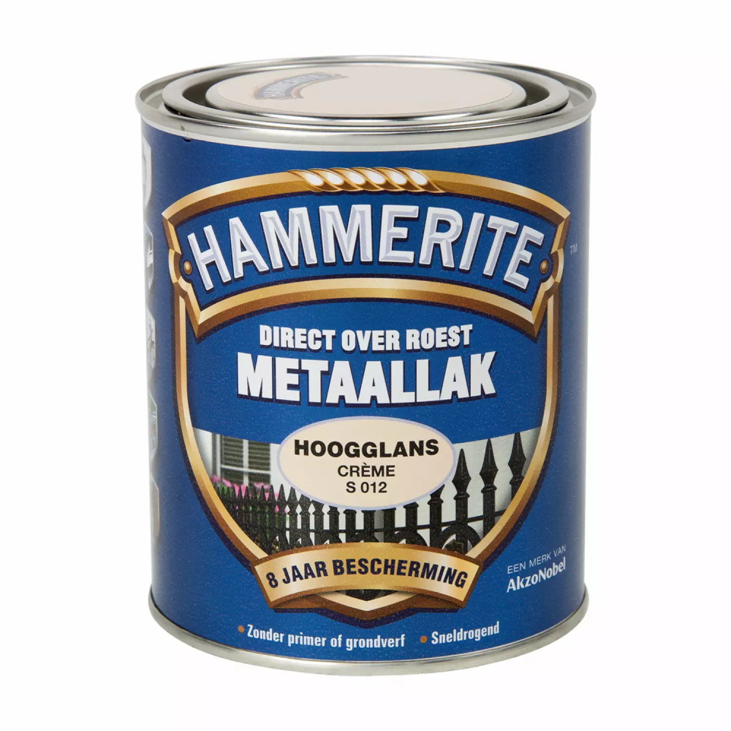 Hammerite Metaallak Hoogglans - Direct over roest - Creme - 0,75L-image