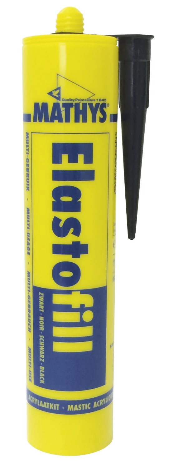 Mathys Elastofill Acrylaatkit Zwart Koker 310 ML-image