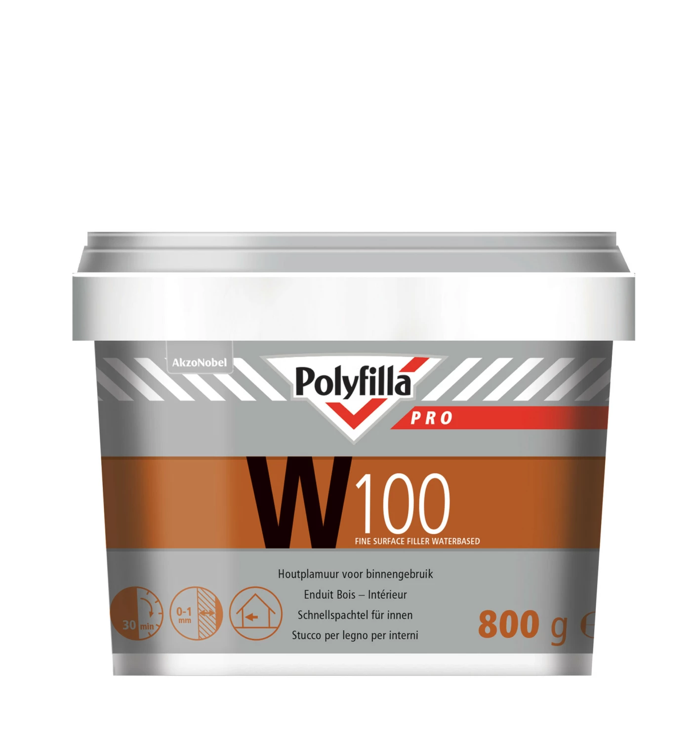 Polyfilla W100 Watergedr. Plamuur 800 Gr (Pot)-image