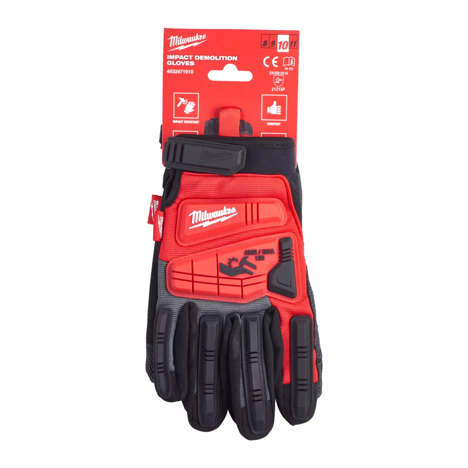 Milwaukee 4932471910 Impact sloophandschoenen - 10/XL-image