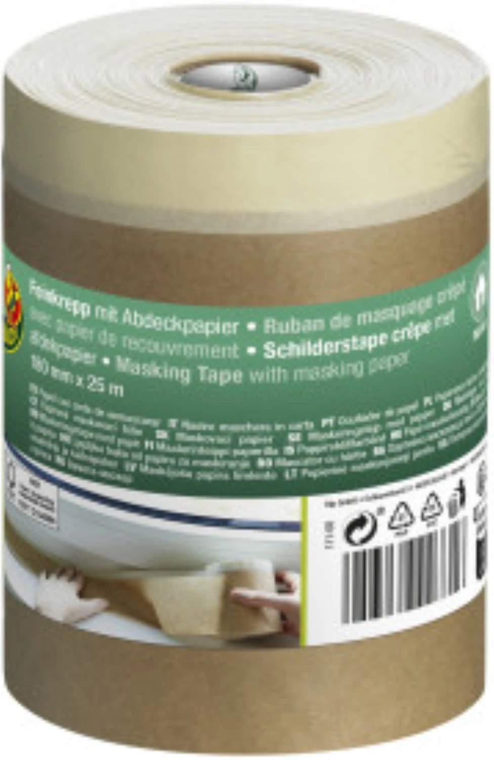 Duck Tape 111 Masking Tape met afdekpapier