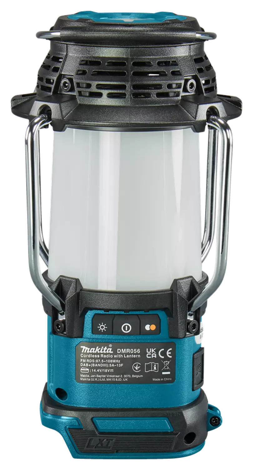 Makita DMR056 LXT 14,4V / 18V Li-ion Accu Camping lamp met radio en Bluetooth body-image