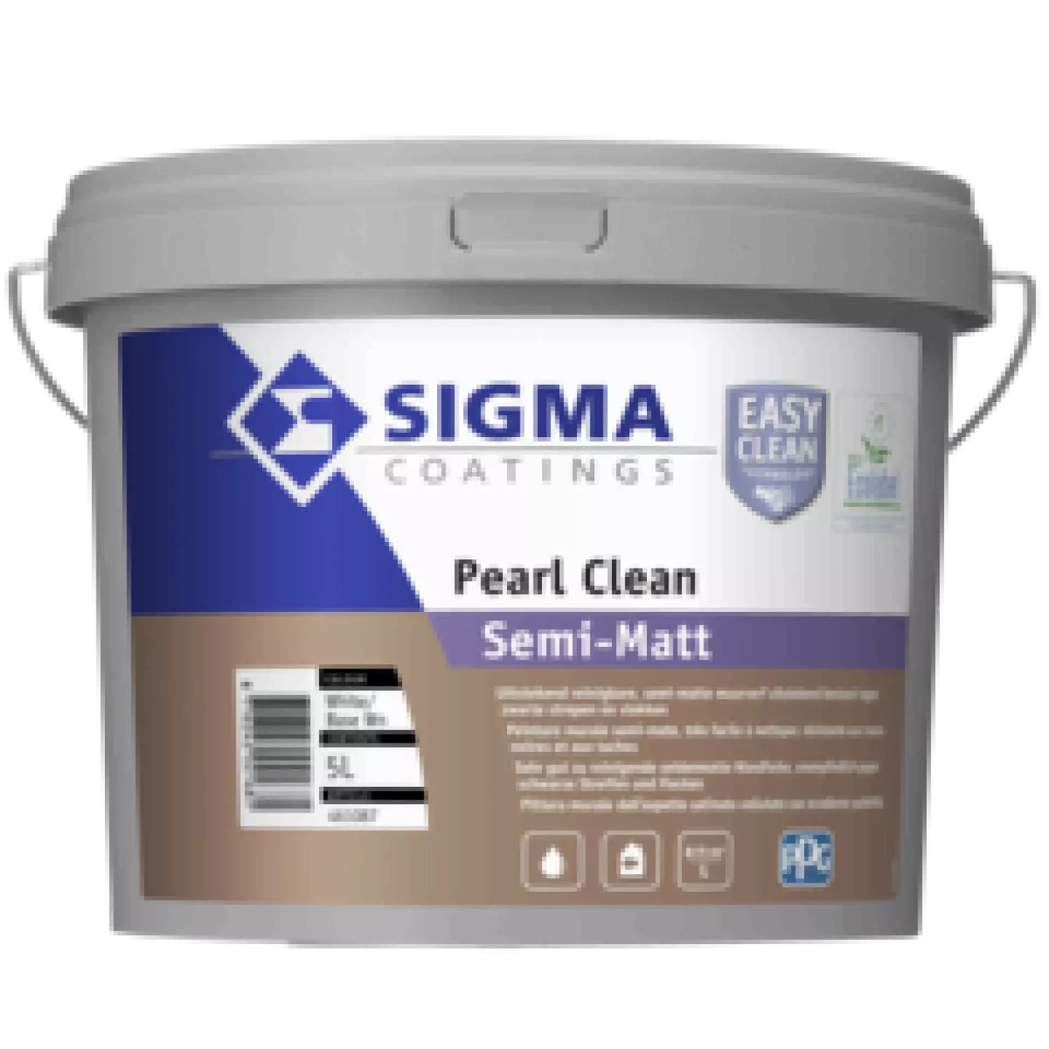 Sigma Pearl Clean Semi-Matt - op kleur gemengd - 1L-image