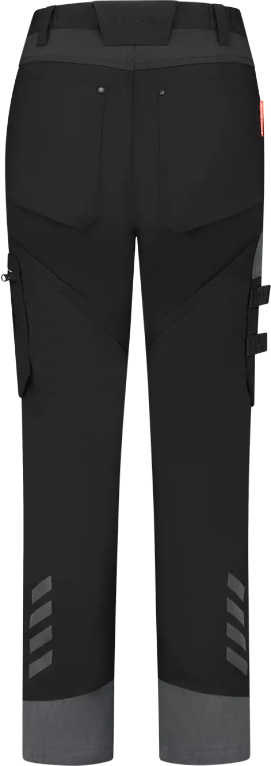 Workman 90651 STRETCH Worker Werkbroek P2S Dames - Zwart - Maat 36 (28/31)-image