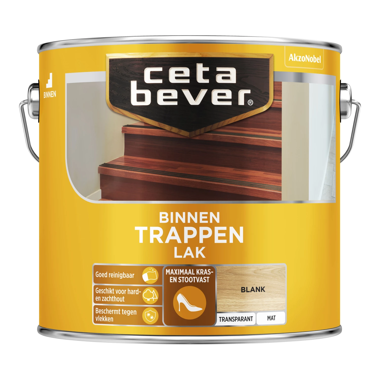 Cetabever Trappenlak Transparant Mat - Blank - 2,5L-image