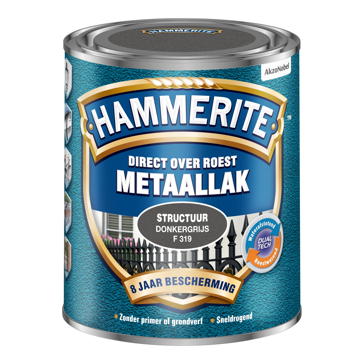 Hammerite Metaallak Structuur-image